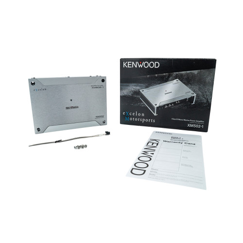 Kenwood eXcelon KMR-XM500 Receiver w/ Amp, Subwoofer, Tower & Coaxial Speakers