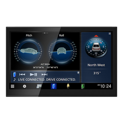 RFRB Kenwood DAX8000S 8" Multimedia Receiver w/ Wired & Wireless Apple CarPlay