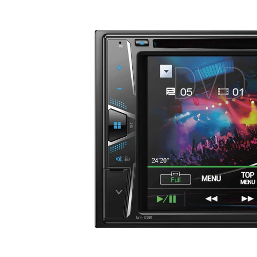 "Pioneer AVH-120BT 2-DIN 6.2"" Touchscreen Multimedia DVD Receiver w/ Bluetooth"