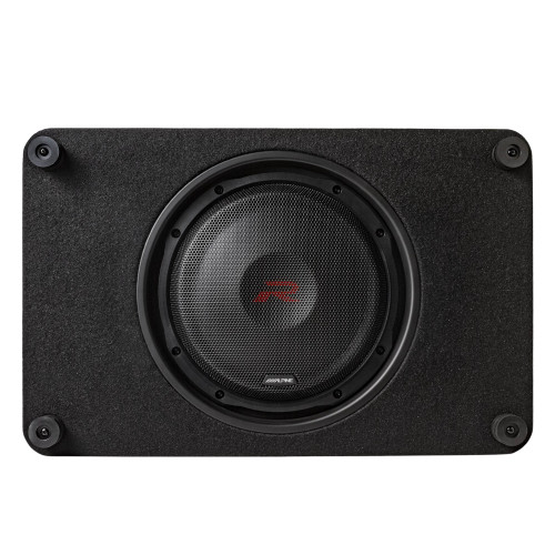 New, Open Box Alpine Halo R-Series RS-SB10 10" Preloaded Subwoofer Enclosure with ProLink
