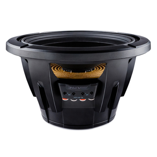 New, Open Box Alpine R-Series R2-W12D4 12 Inch Dual 4-Ohm Voice Coils Subwoofer with 750W RMS
