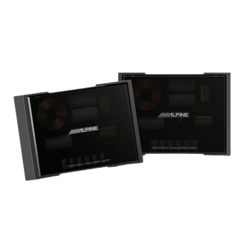 New, Open Box Alpine Status HDZ-653S Hi-Res 6.5” 3-Way Slim-Fit Component Speaker Set