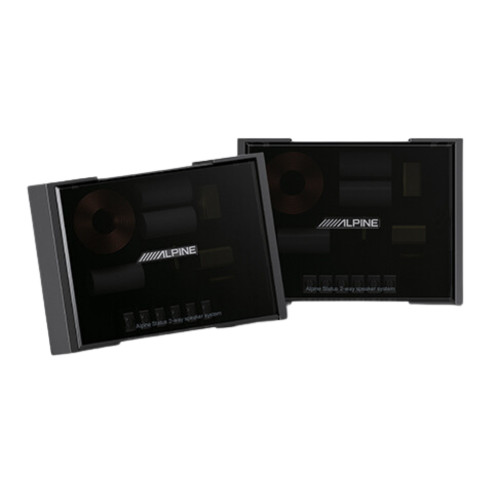 New, Open Box Alpine Status HDZ-653 Hi-Res 6.5” 3-Way Component Speaker Set
