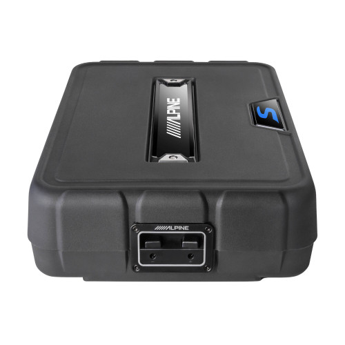 New, Open Box Alpine SS-SB10 10" S-Series Shallow Sealed Downward-Firing Subwoofer Enclosure