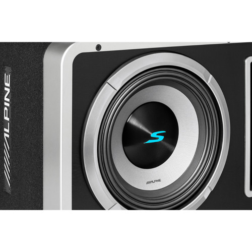 New, Open Box Alpine Halo S-Series S2-SB10V 10" Preloaded Subwoofer Enclosure & 600W RMS Power