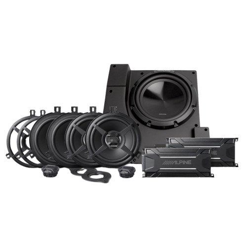 New, Open Box Alpine PSS-22WRA Complete Speaker System for 2011-18 Jeep Wrangler JK Unlimited