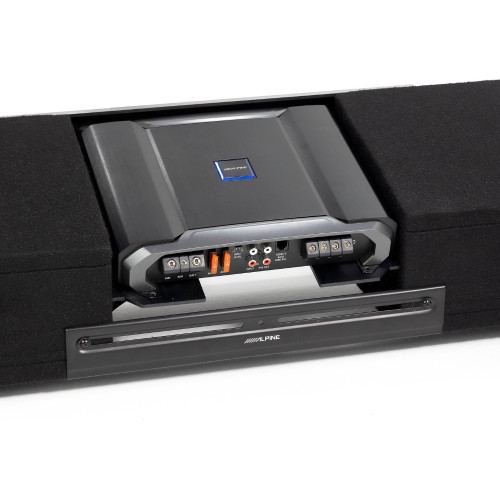 New, Open Box Alpine R-Series Dual R2-DB8V-TRK 8" Pre-Loaded Truck Sub Enclosures w/ 750W RMS