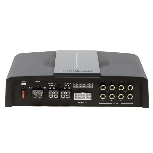 New, Open Box Alpine PXE-C80-88 8-Channel Hi-Res Amplifier with Digital Signal Processing