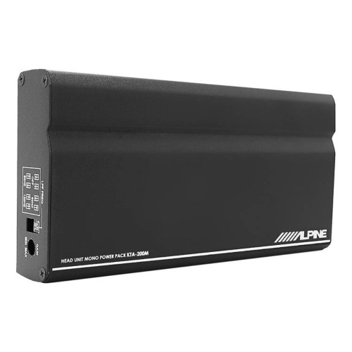 New, Open Box Alpine KTA-200M Mono 400-Watt DDP Power Pack Amplifier with PowerStack