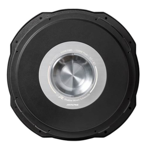 New, Open Box Alpine R-Series RS-W12D2 12" Shallow Mount Subwoofer with Dual 2-Ohm Voice Coils