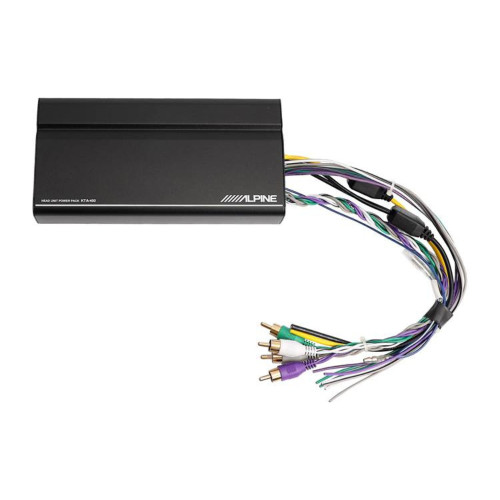 New, Open Box Alpine KTA-450 4-Channel Power Pack Head-Unit Amp