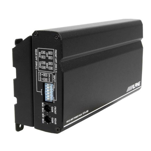 New, Open Box Alpine KTA-450 4-Channel Power Pack Head-Unit Amp