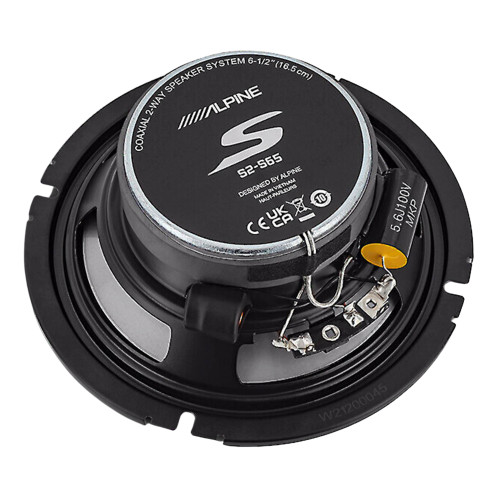 New, Open Box Alpine S2-S65 S-Series 6.5" 2-way Coaxial Speakers