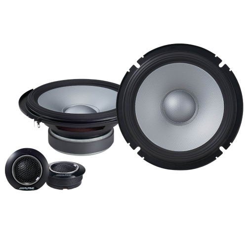 New, Open Box Alpine S2-S65C S-Series 6.5" 2-Way Component Speakers