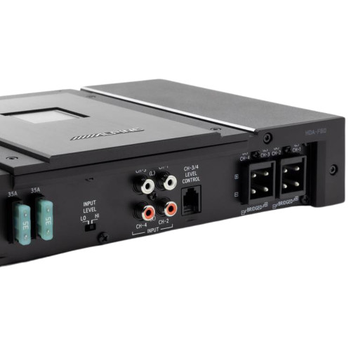New, Open Box Alpine Status HDA-F60 Hi-Res 4-Channel Amplifier