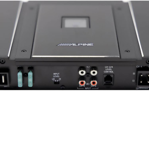 New, Open Box Alpine Status HDA-F60 Hi-Res 4-Channel Amplifier