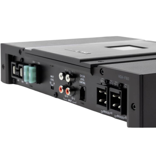 New, Open Box Alpine Status HDA-F60 Hi-Res 4-Channel Amplifier