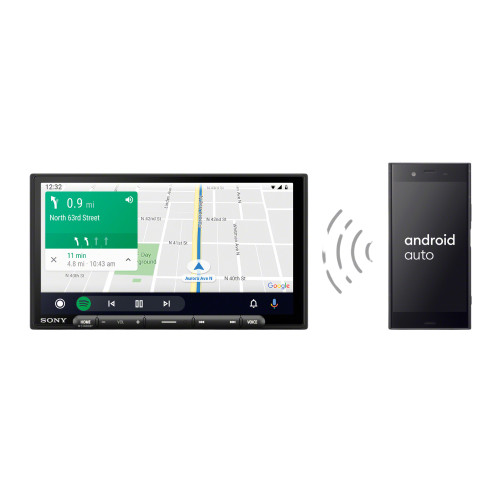 Open Box Sony XAVAX6000 6.95" 1-DIN Digital Multimedia CarPlay/Android Auto