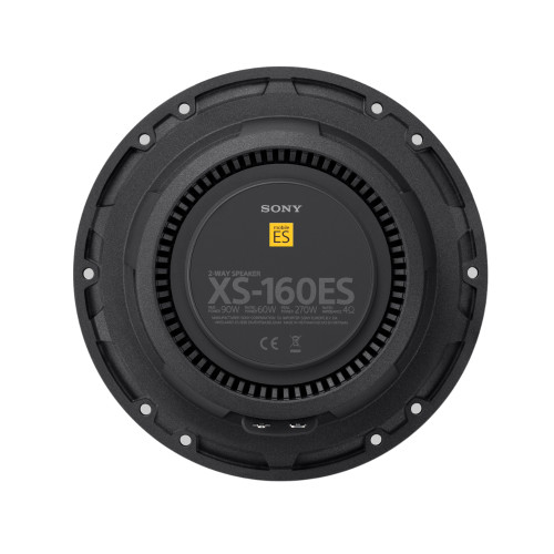 New, Open Box Sony XS160ES Mobile ES Series 6-1/2" 90 Watts RMS 4 Ohms 2-Way Coaxial Speakers