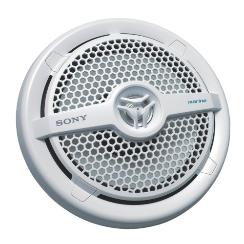 New, Open Box Sony XSMP1621 6.5" Water-Resistant 70 Watts RMS 2-Way Marine Speakers (White)