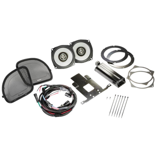 Used Kicker 46HDR154 Audio Kit Select 2015 Harley-Davidson Road Glide models