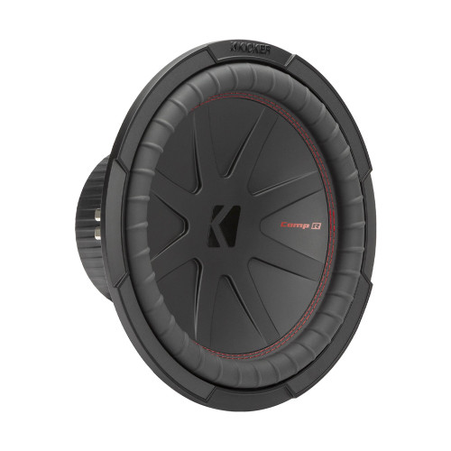 Used Kicker 48CWR124 CompR Series 12" Car Subwoofer with Dual 4 Ohm Voice Coils