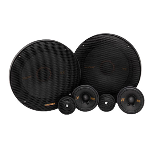Used Kicker KS-Series 51KSS365 6.5" 160 W Peak Power 3-Way Component Speaker System