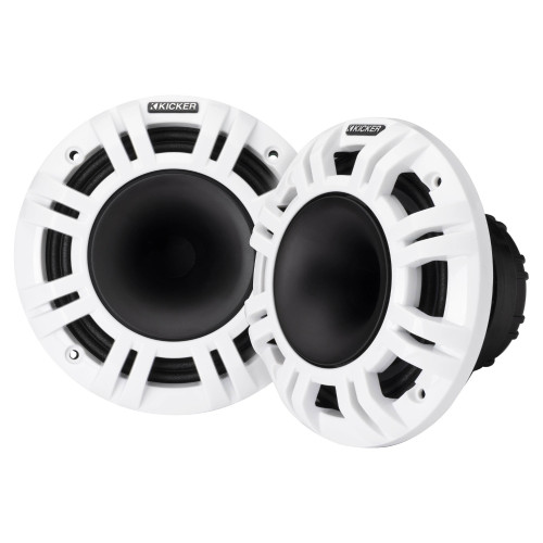 Used Kicker 48KMXL654 6.5" 2Way Marine Horn Loaded Compression Coaxial Speaker