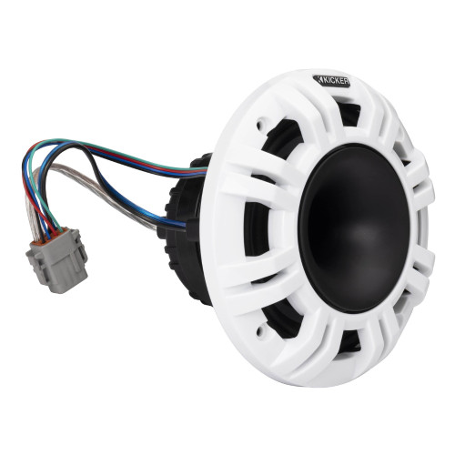 Used Kicker 48KMXL654 6.5" 2Way Marine Horn Loaded Compression Coaxial Speaker