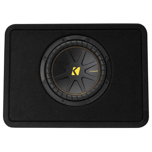 Used Kicker 50TCWC102 50 Series CompC 10" Subwoofer Enclosure 500 Watts Peak Power