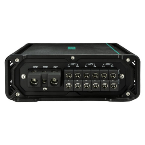 Used Kicker KMA Series 48KMA6006 6 Channel Class A/B 50 Watts RMS Marine Amplifier