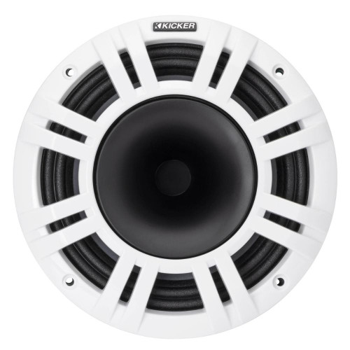 Used Kicker 48KMXL84 8" 2Way Marine Horn Loaded Compression Driver Coaxial Speakers