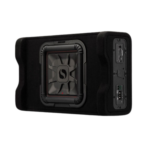 Used Kicker 53PL7TDF12 600 Watts RMS Powered Down-Firing 12" Subwoofer Enclosure