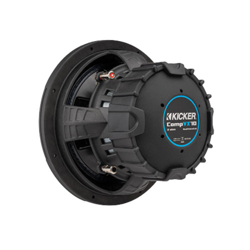 Used Kicker 50CVX102 10" 600W RMS CompVX Dual Two-Ohm Voice Coils Subwoofer