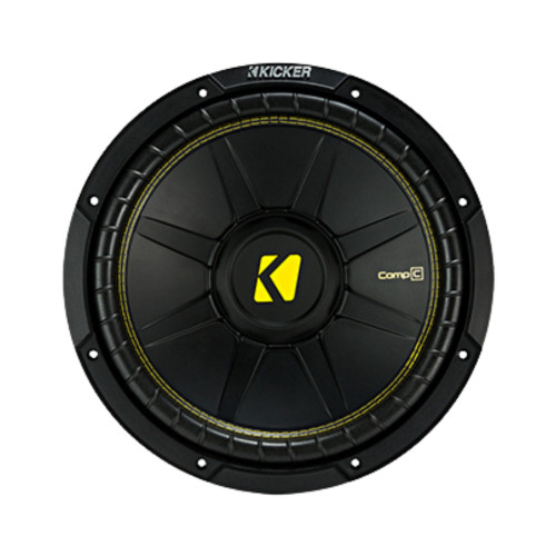 Used Kicker 44CWCD124 CompC Series 12" Dual Four-Ohm Voice Coil Subwoofer