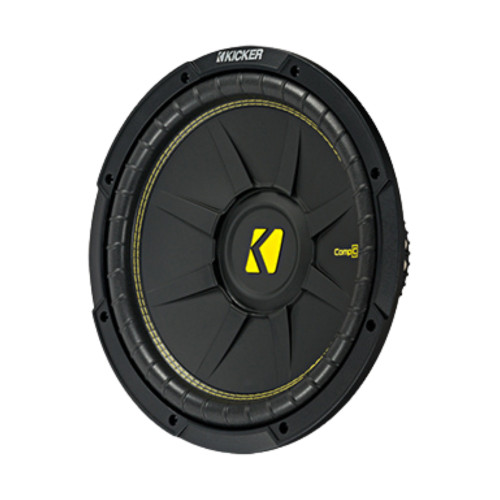 Used Kicker 44CWCD124 CompC Series 12" Dual Four-Ohm Voice Coil Subwoofer