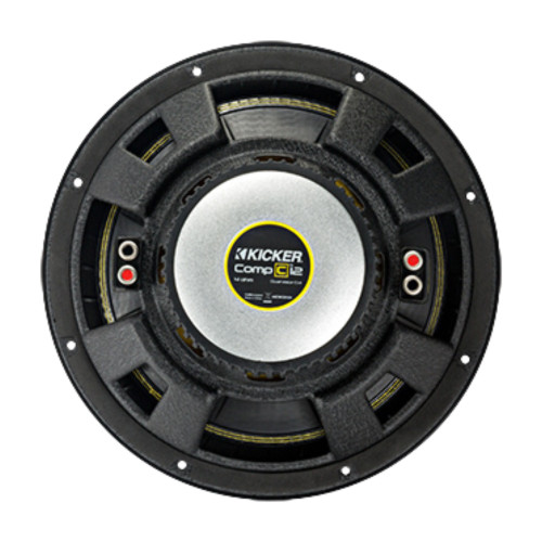 Used Kicker 44CWCD124 CompC Series 12" Dual Four-Ohm Voice Coil Subwoofer