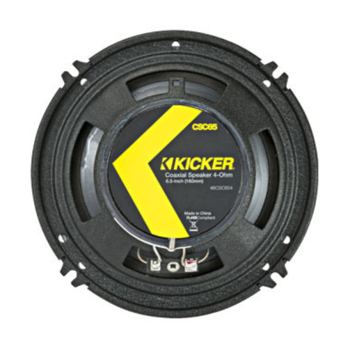 Used Kicker CSC65 CS-Series 6.5" 2-way Coaxial Speakers 4-Ohm - 46CSC654