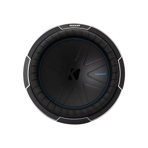 Used Kicker 51CWQ122 12" CompQ Series 1000 Watts Dual Voice Coil 2 Ohm Subwoofer
