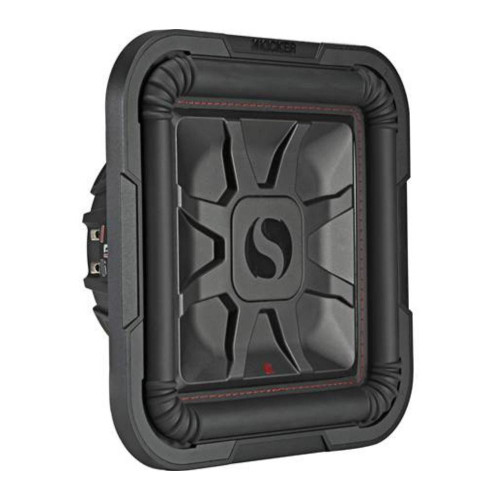 Used Kicker 46L7T124 Solo-Baric Shallow-Mount Dual 12" 4-Ohm Component Subwoofer