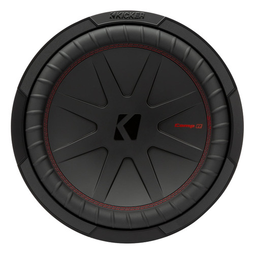 New, Open Box Kicker 48CWR124 CompR Series 12 Inch Car Subwoofer with  4 Ohm DVC