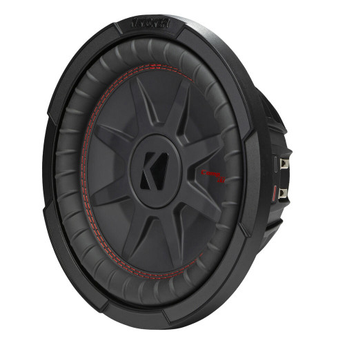 New, Open Box Kicker 48CWRT102 800W Peak 10" Comp RT Shallow Mount Subwoofer