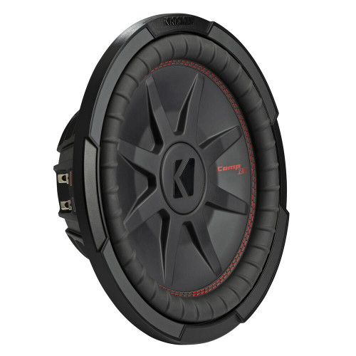 New, Open Box Kicker 48CWRT122 1000W Peak 12" Comp RT Dual 2 Ω Shallow Mount Sub