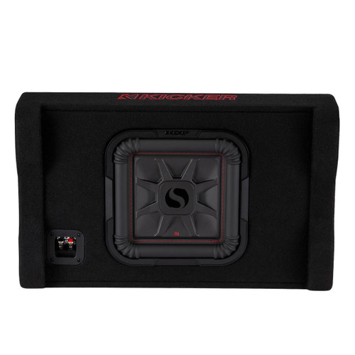 New, Open Box Kicker 49L7TDF102 Down-Firing 10" Loaded Subwoofer Enclosure & 1000 Watts Peak