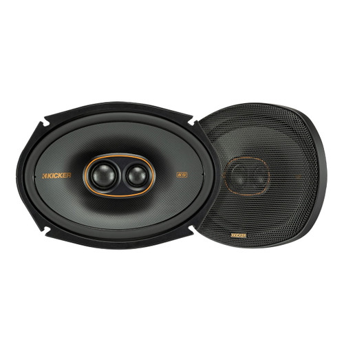 New, Open Box Kicker KS-Series 51KSC69304 6x9" 4 Ohms 3-Way Car Speakers - High Power Handling