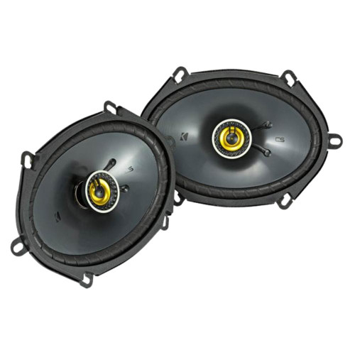 New, Open Box Kicker 46CSC684 CS Series 6"x8" 2-Way Coaxial Car Speakers with 225 Watts Peak