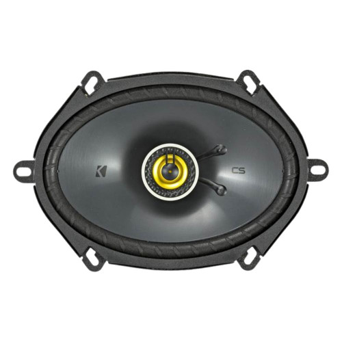 New, Open Box Kicker 46CSC684 CS Series 6"x8" 2-Way Coaxial Car Speakers with 225 Watts Peak