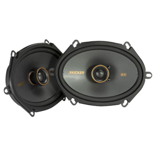 New, Open Box Kicker KS-Series 51KSC6804 6x8" 2-Way Coaxial Speakers with High Power Handling