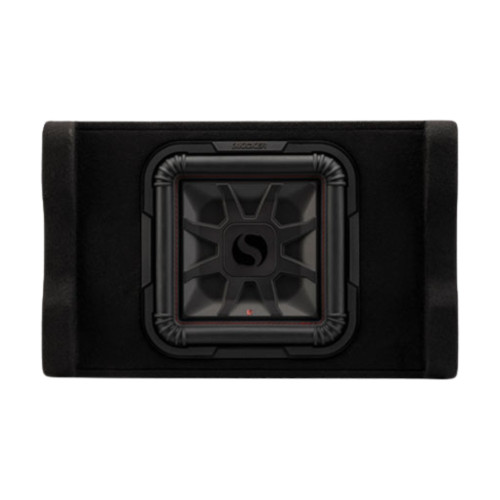 New, Open Box Kicker 53PL7TDF12 600 Watts RMS Powered Down-Firing 12" Subwoofer Enclosure