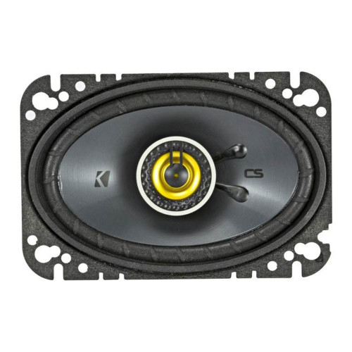 New, Open Box Kicker 46CSC464 CS Series 4"x6" 2-Way Coaxial Car Speakers with 150 Watts Peak